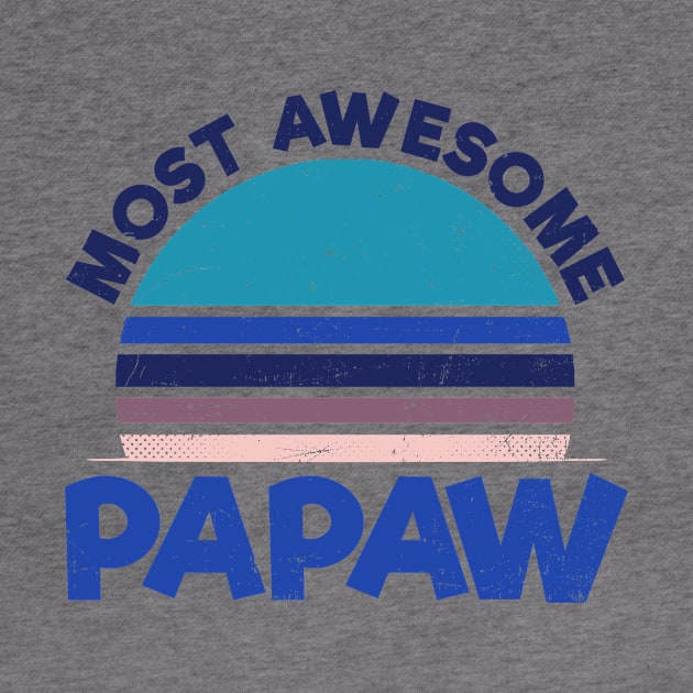 Papaw Shirt | Vintage Retro Sunset Gift by Gawkclothing